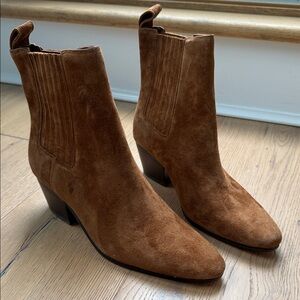 J Crew Brown Suede Ankle Boots